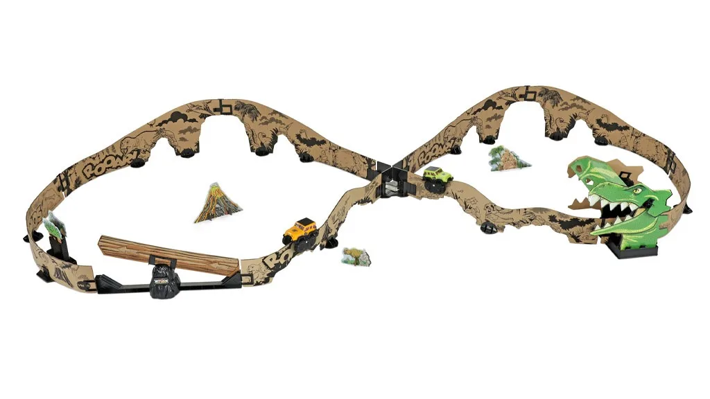 Cu Turbo Edge Riders, copiii pot construi trasee palpitante din carton