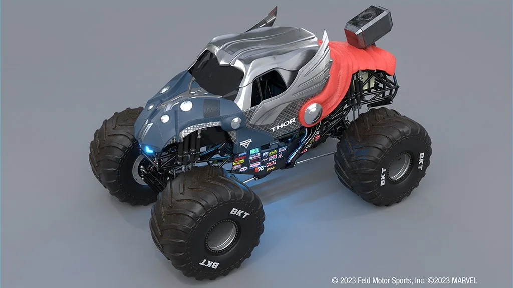 Noua experiență Monster Jam le permite copiilor să organizeze curse de monster truck în jocul Roblox