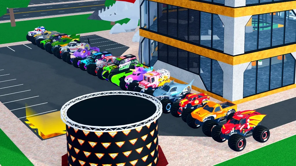 Noua experiență Monster Jam le permite copiilor să organizeze curse de monster truck în jocul Roblox