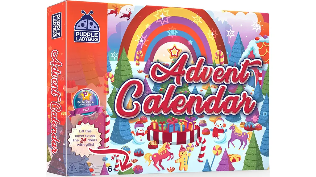 Prezentare de jucării: Calendarul advent Lila 2024