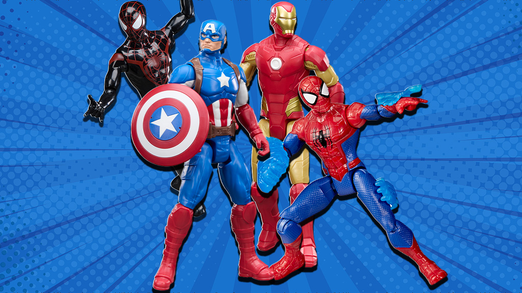 Copiii pot fi eroi cu noile figurine Hasbro din seria Avengers