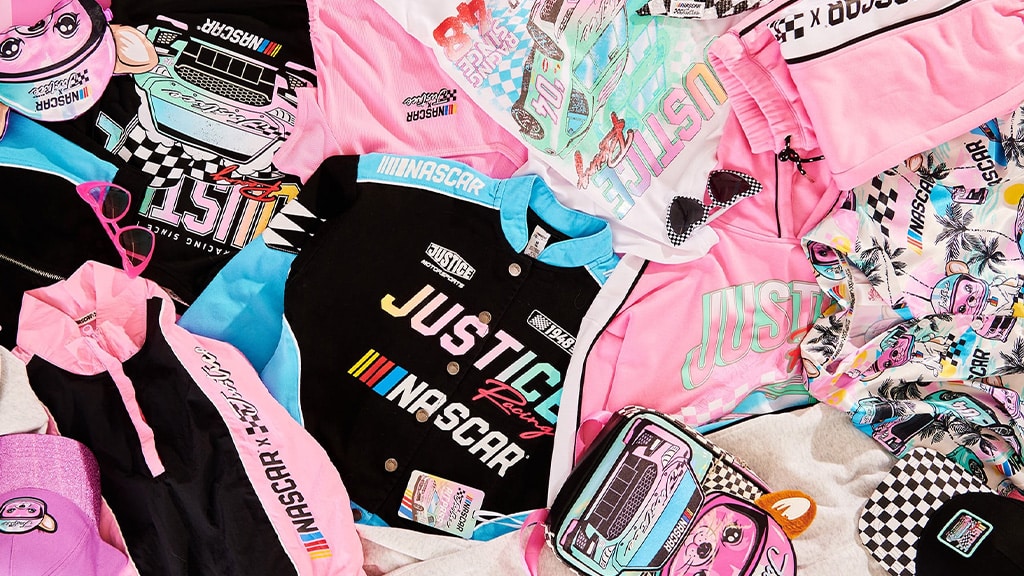 Colecția Justice NASCAR aduce rapid moda pentru adolescenți