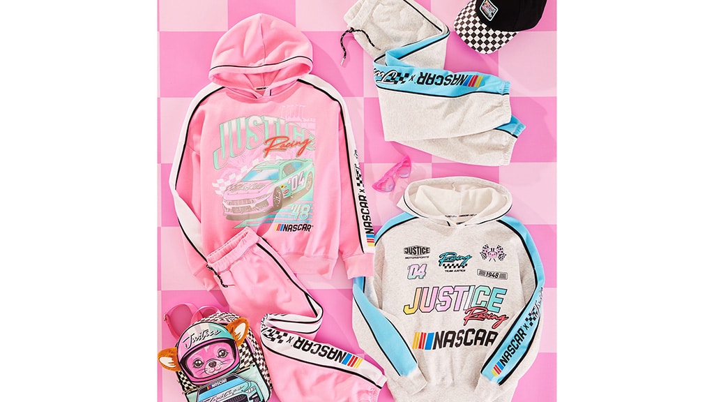 Colecția Justice NASCAR aduce rapid moda pentru adolescenți