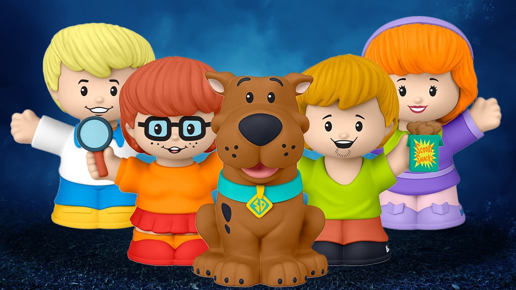 Acest set de colecție Fisher-Price Scooby-Doo Little People este super tare