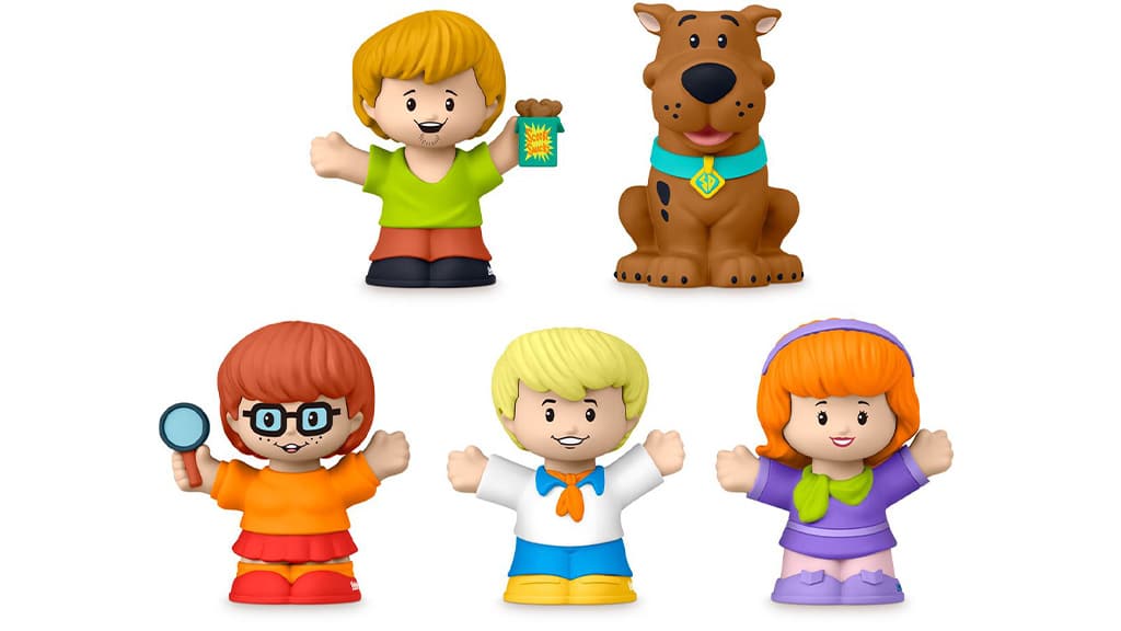 Acest set de colecție Fisher-Price Scooby-Doo Little People este super tare