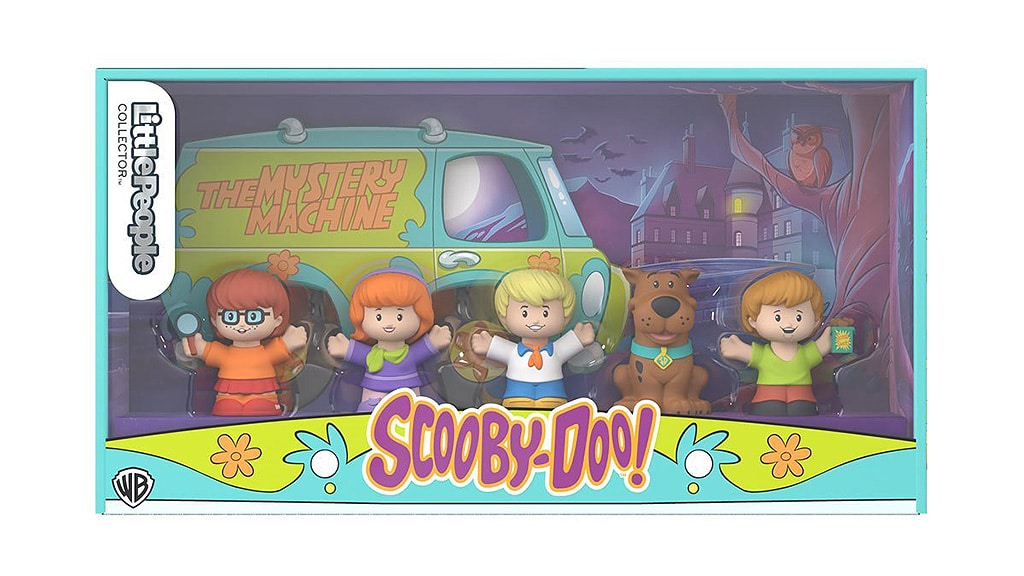Acest set de colecție Fisher-Price Scooby-Doo Little People este super tare