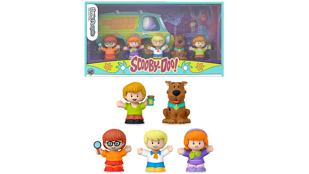 Acest set de colecție Fisher-Price Scooby-Doo Little People este super tare