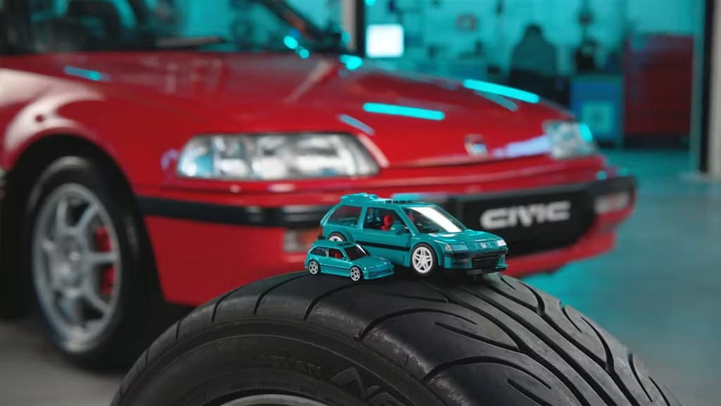 Mașinile Honda ajung direct în garajul Mattel Brick Shop