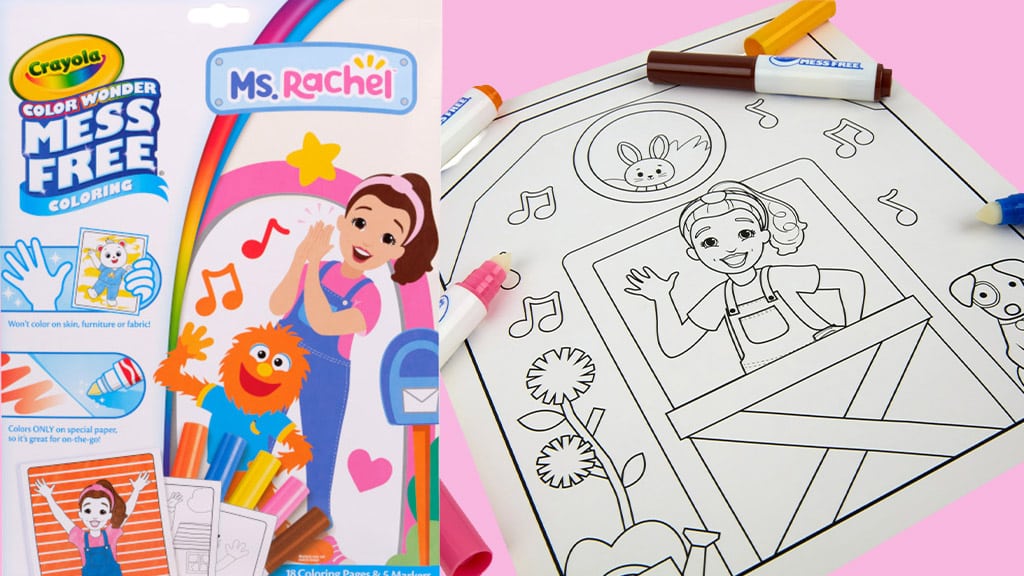 Mulți sunt entuziasmați de noile cărți de colorat Ms. Rachel Crayola