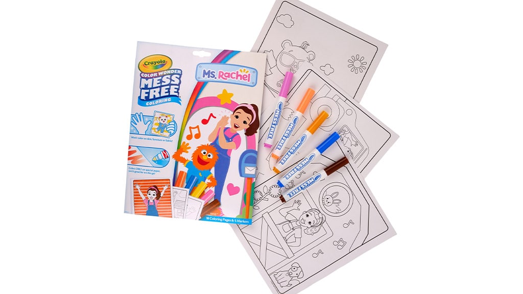 Mulți sunt entuziasmați de noile cărți de colorat Ms. Rachel Crayola