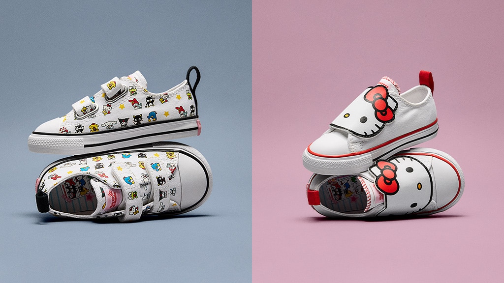 Această nouă colecție Hello Kitty Converse este adorabilă din cap până în picioare