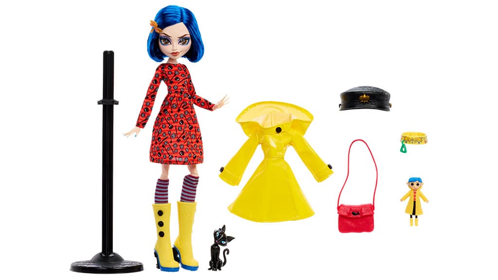 Păpușa Monster High Coraline Skullector este adorabilă.