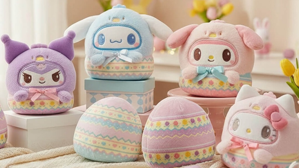 Păpușile din pluș reversibile Hello Kitty și prietenii de la TeeTurtle sunt minunate.