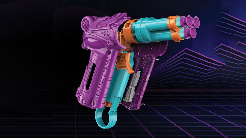 Prime Time Toys Dart Zone Construiește-ți Propria Armă cu Spumă cu Trei Proiectile