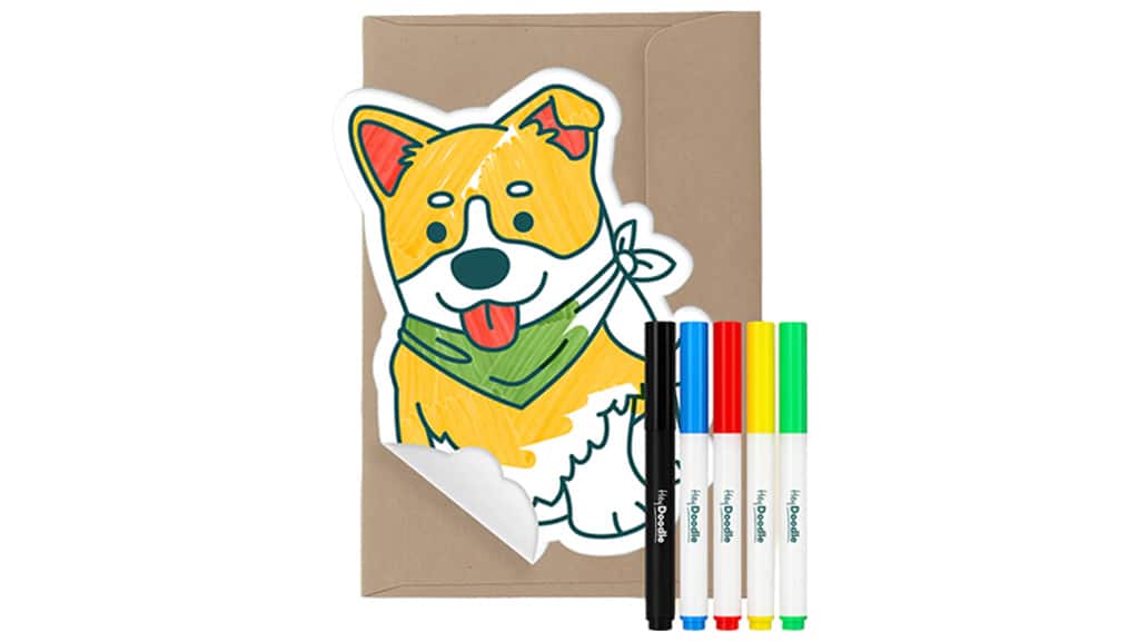 HeyDoodle cărți poștale creative de colorat