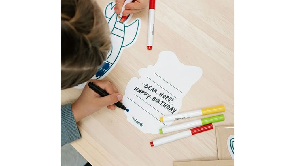 HeyDoodle cărți poștale creative de colorat