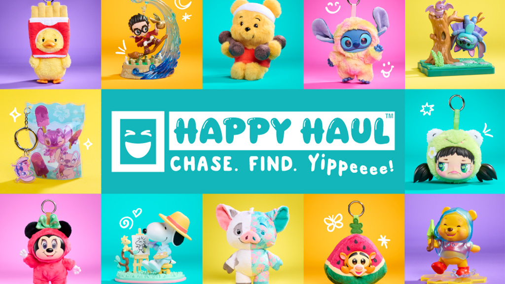 Just Play facează deschiderea cu noile pachete surpriză Happy Haul Disney