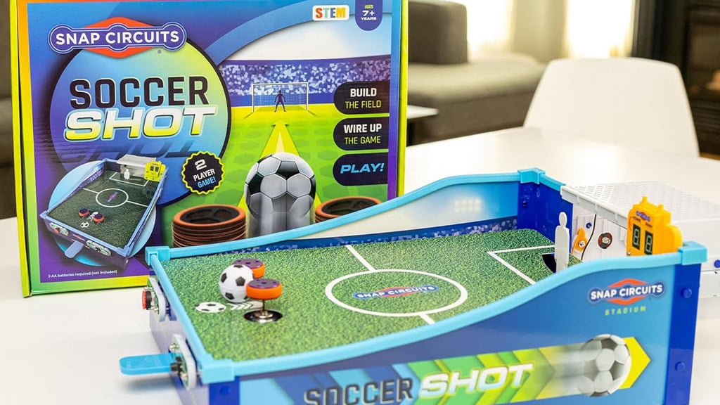 Fă învățarea distractivă cu jocul științific Snap Circuits Soccer Shot