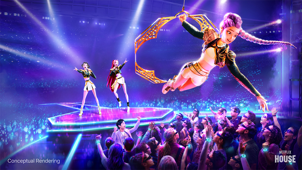Casa Netflix se îmbracă în aur cu experiența interactivă Demonii Vânătorilor K-Pop