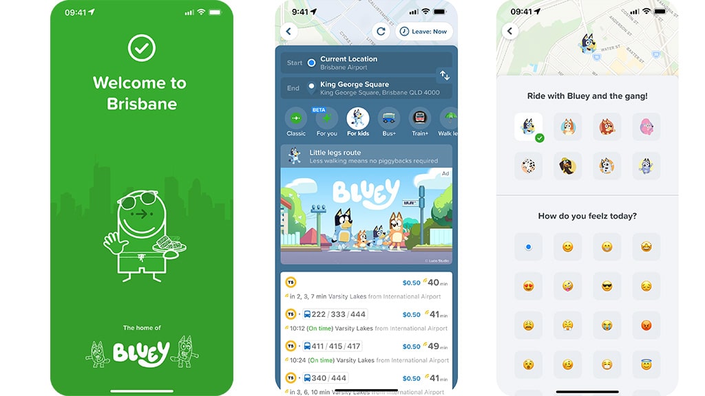 Călătorește cu Bluey în viața reală cu noua funcție pentru copii de la Citymapper