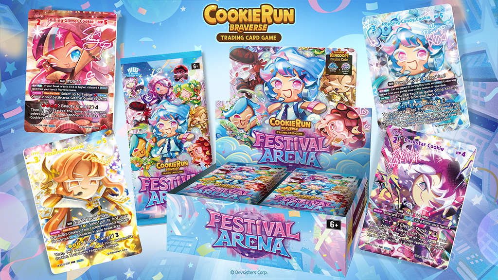 Braverse TCG aduce biscuiți superstar în pachetul Booster Festival Arena