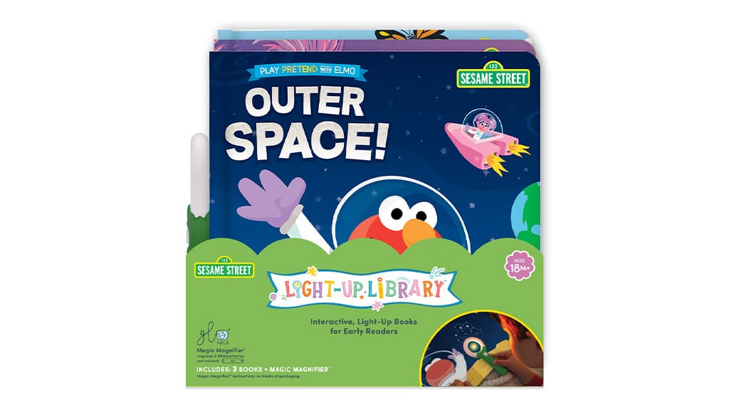 Iluminează-ți biblioteca cu noile cărți Glo Pals de pe Sesame Street