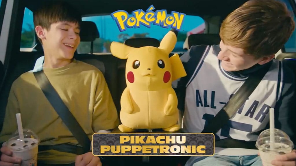 Jazwares RealFX Pokémon Pikachu Puppetronic interactiv pluș