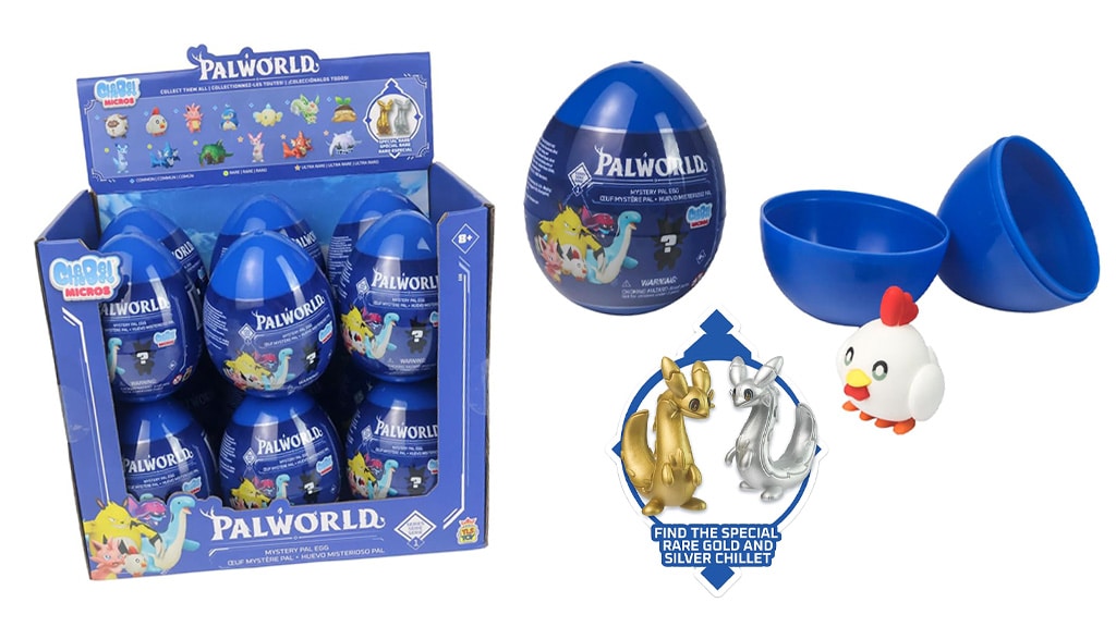 Miniaturile Cheebee din Palworld de la The Loyal Subjects - ouăle surpriză