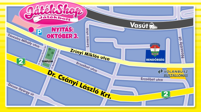 ATENȚIE! Magazinul nostru din Váci s-a mutat!