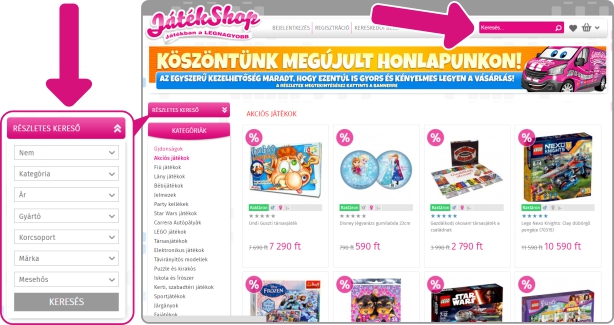 Bine ați venit în magazinul online JátékShop reînnoit!