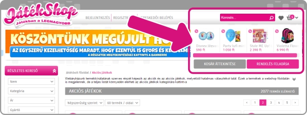 Bine ați venit în magazinul online JátékShop reînnoit!