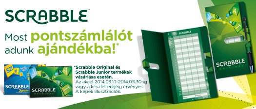 Scrabble cadou punctaj contabilizator