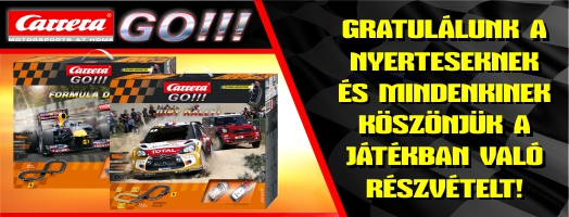 Carrera GO! Anunțul câștigătorilor concursului de pe Facebook