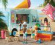 Set de joacă Playmobil rulotă de înghețată cu magazin de surf