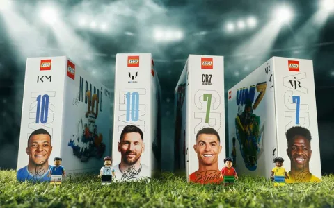 LEGO a dat lovitura cu noile seturi de fotbal care prezintă sportivi populari