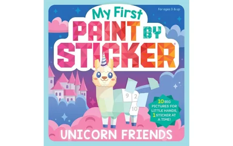 Prima mea carte de colorat cu autocolante: Prietenele unicorni – carte de activități magică