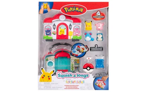 Set de joacă Jazwares Squish-A-Longs Pokémon Center
