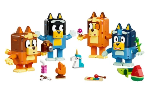 Fă-ți ziua mai frumoasă ca niciodată cu aceste noi seturi LEGO Bluey!