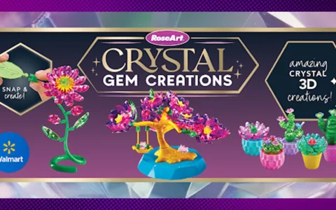 Creează o grădină de primăvară cu noile seturi DIY de flori de cristal de la Cra-Z-Art