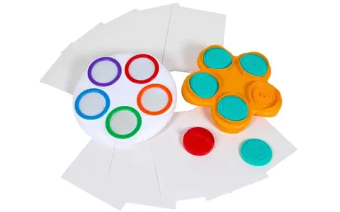 Set creativ Crayola Color Wonder cu vopsea pentru degete și ștampile