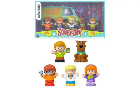 Acest set de colecție Fisher-Price Scooby-Doo Little People este super tare
