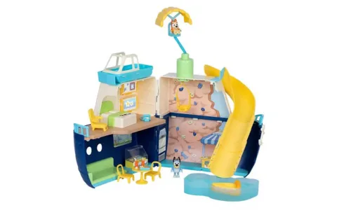 Moose Toys Bluey excursie cu barca set de joacă