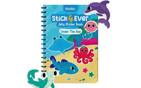 Dinomini Publishing - Cărți cu autocolante gel Stick4Ever