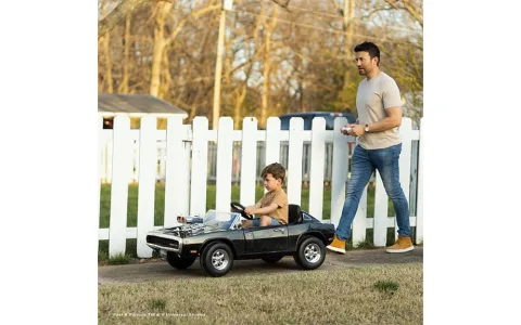 Bicicletă Hyper - Vehicul electric Dodge Charger 12V din seria „Furios și iute”