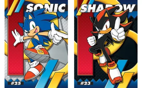 Cardurile de colecție TCG Panini Sonic, ariciul sunt pe drum