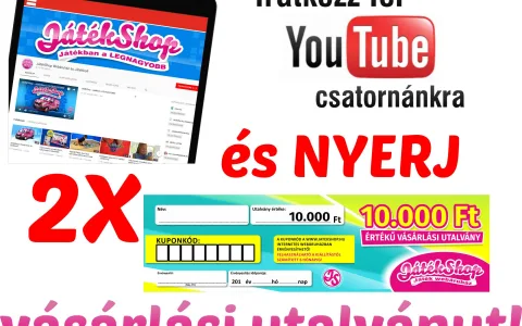Abonează-te la canalul nostru de Youtube și câștigă!