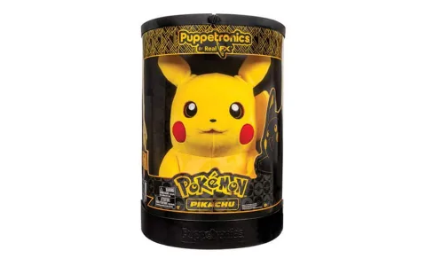 Jazwares RealFX Pokémon Pikachu Puppetronic interactiv pluș