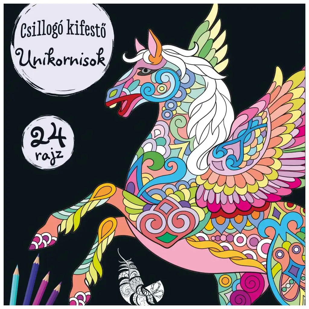 Cărți de colorat strălucitoare - Unicorni