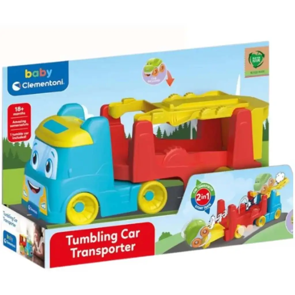 Clementoni Baby: Transportor colorat de mașini 2 în 1