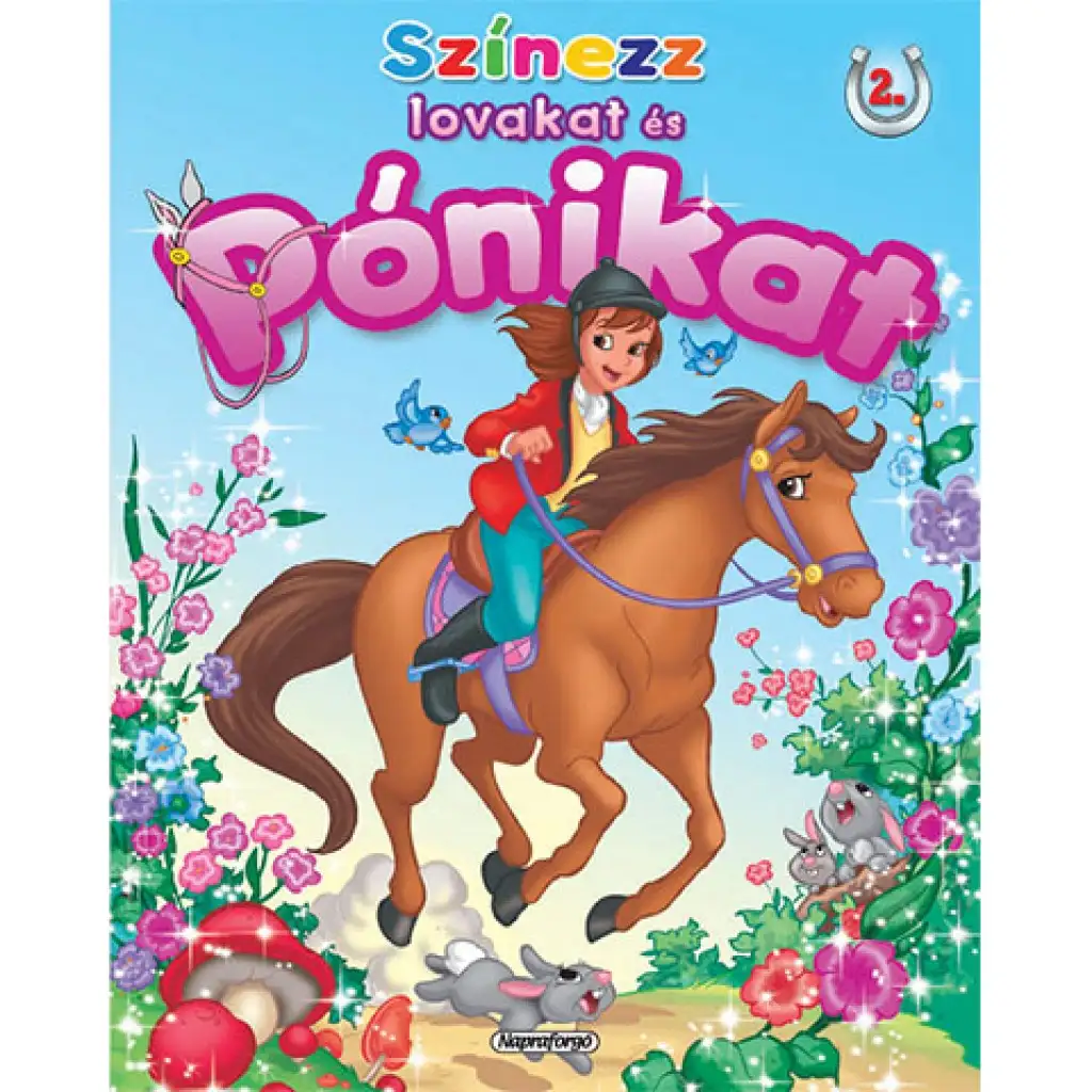 Colorează cai și ponei de colorat - Galop